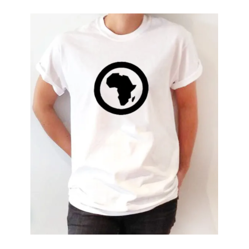 African Map Design Women T-shirt - White L,        M,        S,        XL,        XXL each