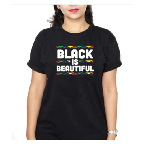 BLACK IS BEAUTIFUL Women T-Shirt - Black  L, M, S, XL, XXL Each