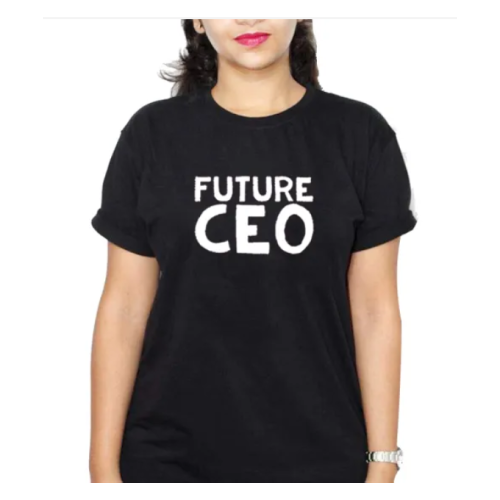 FUTURE CEO Women T-Shirt -BLACK L, M, S, XL, XXL Each
