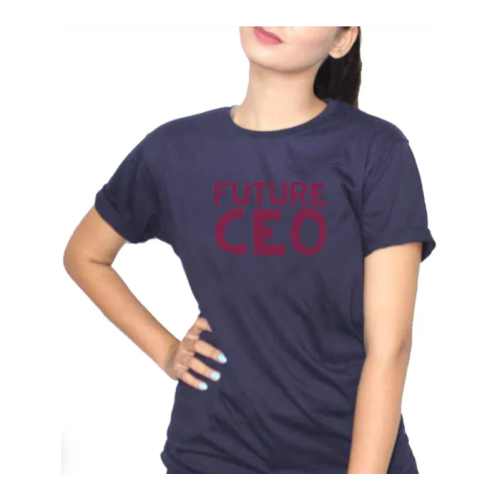 FUTURE CEO Women T-Shirt - Navy Blue L, M, S, XL, XXL Each