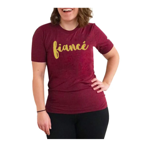 Fiance women T-Shirt - Maroon L, M, S, XL, XXL Each