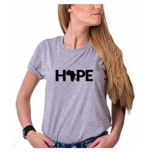 HOPE Women T-Shirt - Grey L, M, S, XL, XXL Each