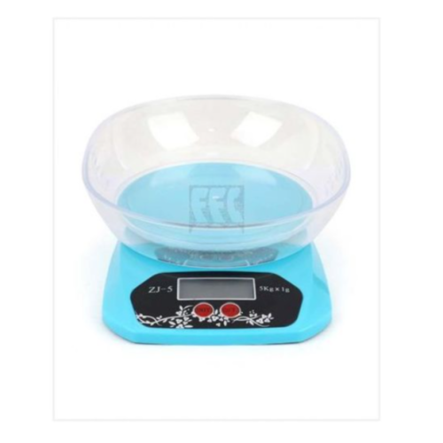 5Kg Digital Kitchen Removable Bowl Electronic Food Smart Weighing Scale Multi-colour. Medium Each