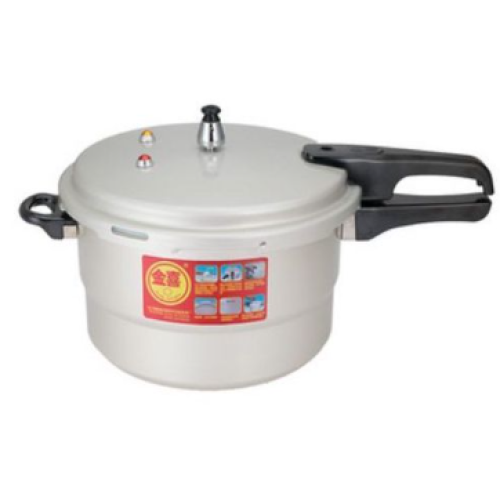 22CM 5L Aluminum Pressure Cooker With Steamer - Silver Medium Each