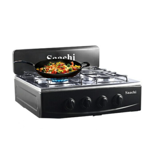 4 Burner Gas Table Top Cooker Burner Stove, Black. Medium Each