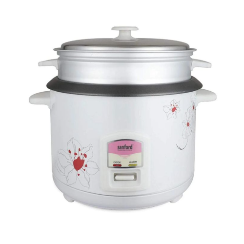2. 8Litre Rice Cooker Steamer Pot- White. Medium Each