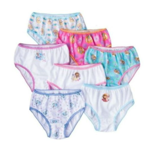6 Pack Of Girls Nickers Multicolor SMALL Each