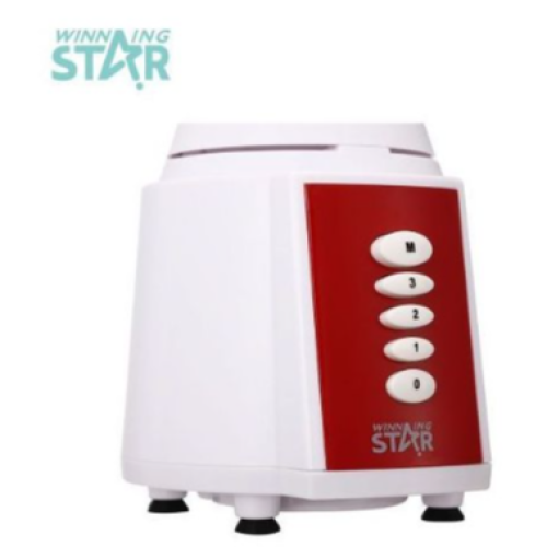 2 In1 Press Control Switch Fruit Juicer Smoothie Chopper Blender Mincer- Clear. Medium Each