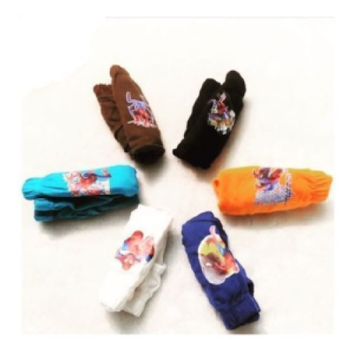 6 Pack of Boys Cotton Underwear - Multi-color SMALL Each