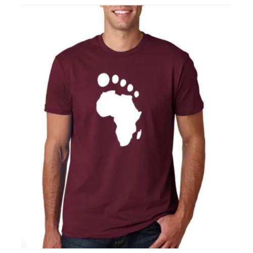 African Roots Men T-Shirt - Maroon L, M, S, XL, XXL Each