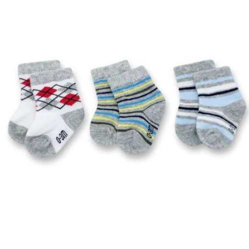 3 pack socks for baby boy blue SMALL EACH