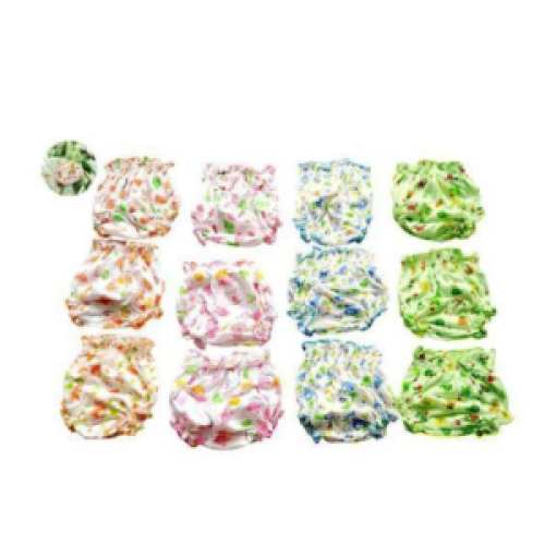 Baby Pamper Pants Diaper Covers 6Pcs Set - Multicolored SMALL each
