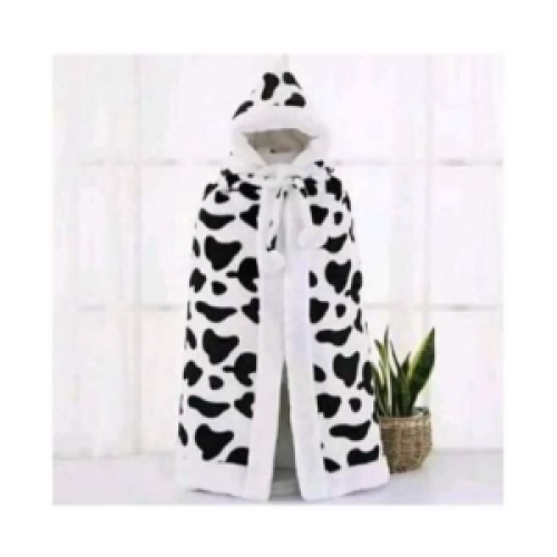 Baby Shawl Receiver Blanket  - White Animal Print SMALL each