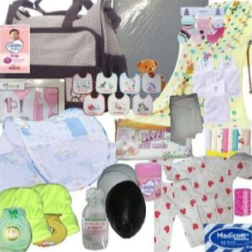 Newborn Baby Receiving Full Pack Clothes (20 Items) - Multicolor SMALL Each