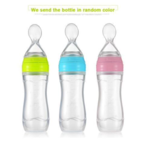 Baby Toddler Leak-proof Food Dispensing Spoon Juice Cereal SMALL EACH