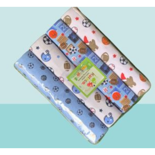 Cotton New Born Baby Receiving Bedsheets 4PCS EACH