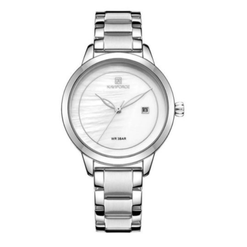 Stainless Steel Waterproof Ladies Watch - Silver SAMLL EACH