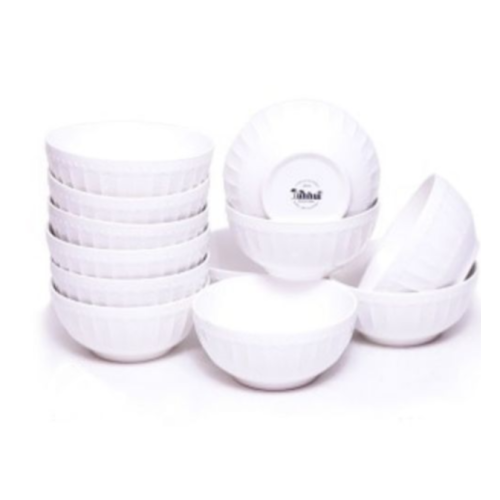 12 Pieces Of  Soup Bowls- White SMALL EACH