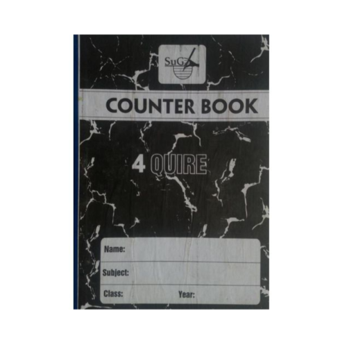 A set of Ten Counter Books Black, sugo 4 Quire EACH