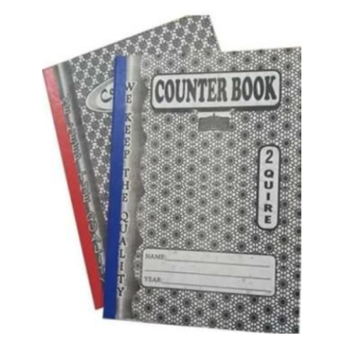 Counter Book 2 Quire  EACH