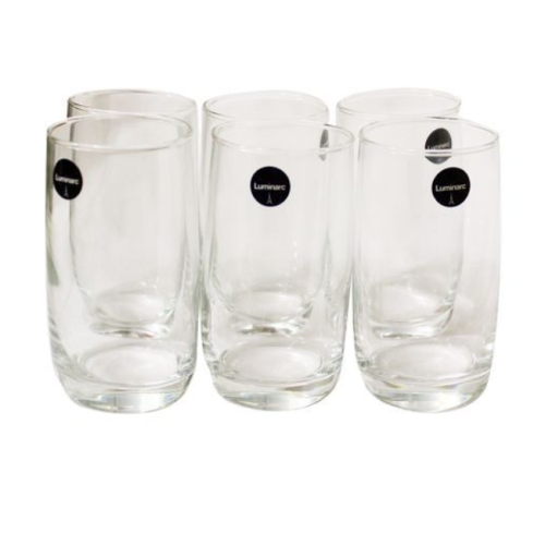 Glasses For Drinking Juice/ Beer /Water - Clear SMALL EACH