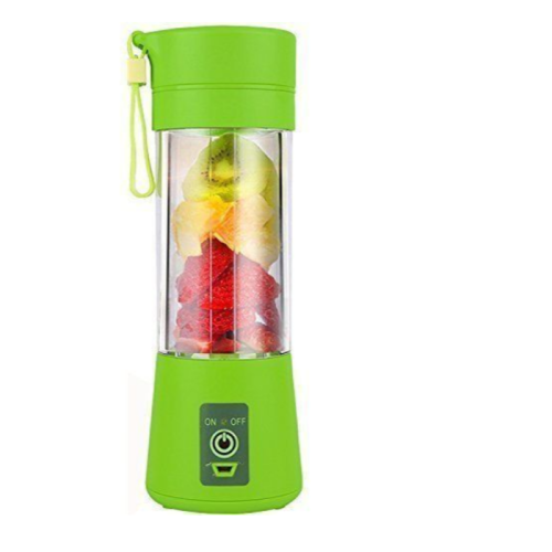 Mini Portable Rechargeable Blender, - Green 380ml EACH