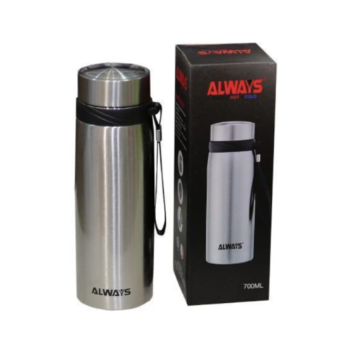 Flask Hot & Cold, - Silver 700ml EACH