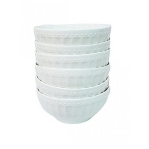 Set Of Soup And Salad Bowls White SMALL EACH