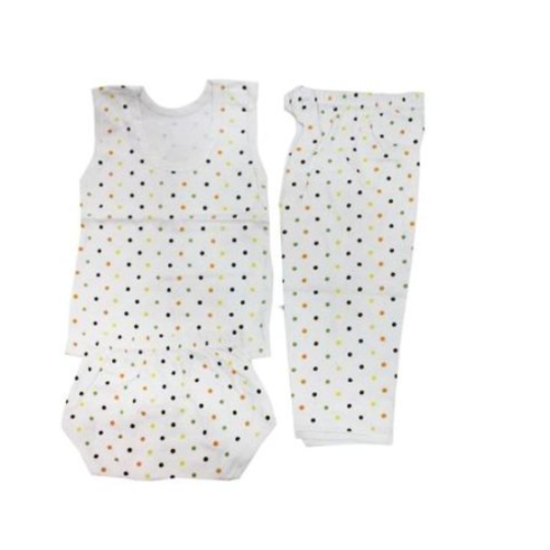 5pc Baby Outfit Set - White SMALL Each