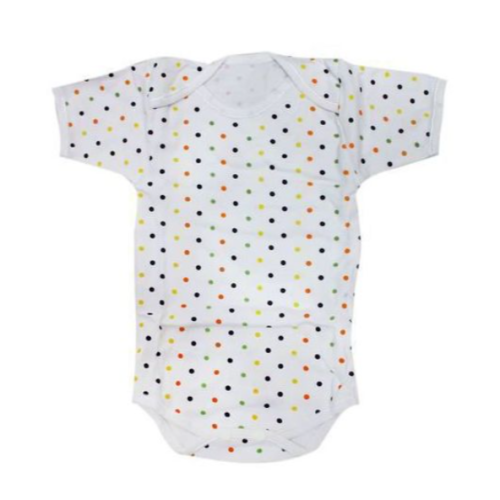 5 Piece Dotted Pack Of Baby Cloths - White. SMALL Each