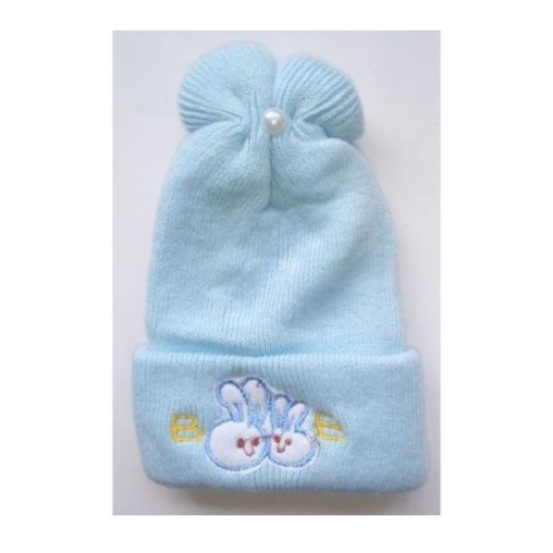 Baby Girl Soft Comfortable Cap Hat - Blue SMALL Each