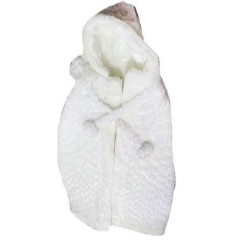 Father X-Mass Baby Shawl - White SMALL Each