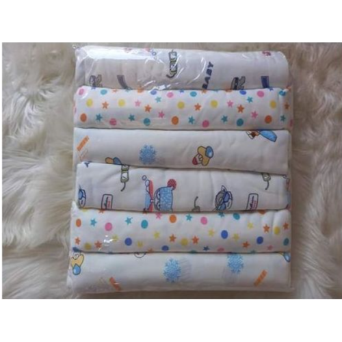 6pcs Baby Bedsheets multi colored SMALL Each