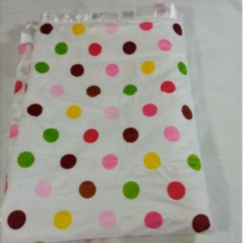 Warm Super Soft Baby Shawl Baby Receiver - White Dotted SMALL EACH